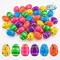 36PCS Printed Plastic Easter Eggs – Bright & Colorful Fillable Eggs for Easter Egg Hunts, Basket Stuffers, Party Favors & Surprise Treats